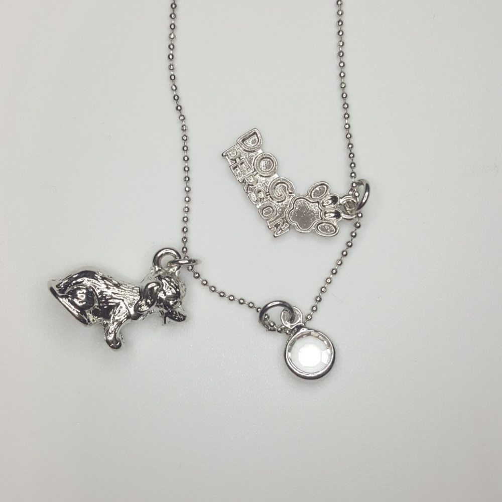 Dog person necklace